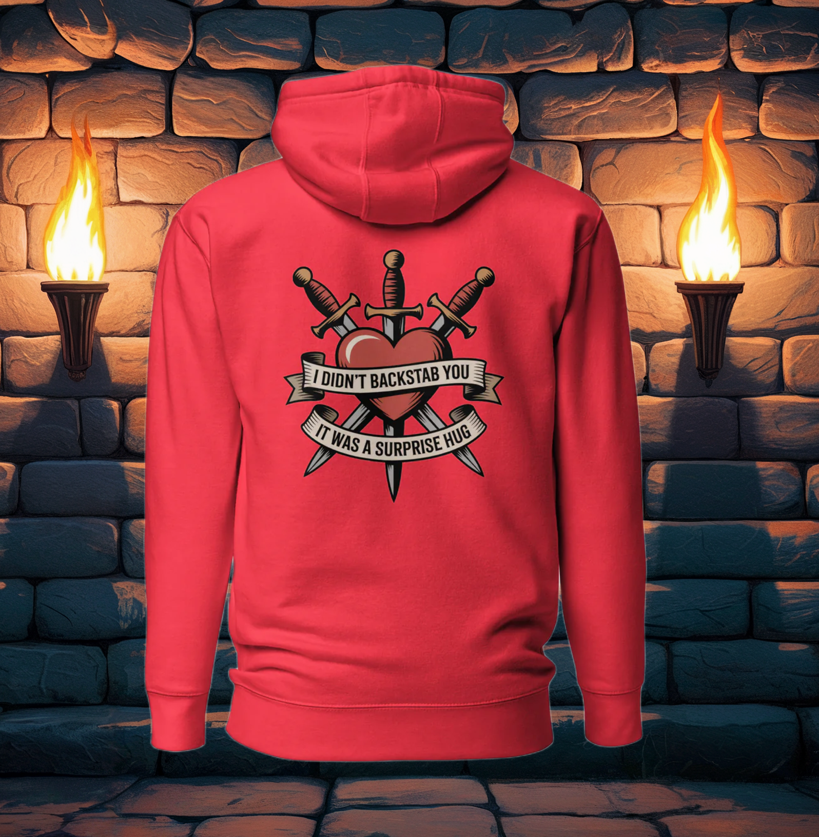 Rogue: I didn't backstab you, it was a surprise hug